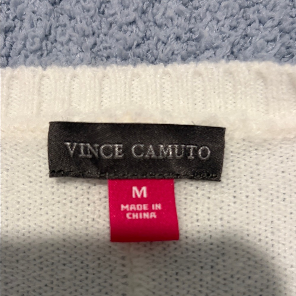 Vince Camuto Cream V-Neck Sweater - Picture 2 of 10